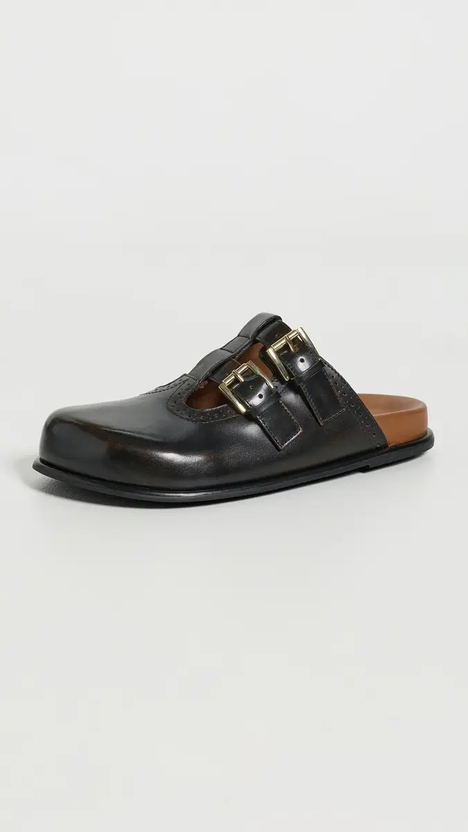 Free People Shoreditch Buckle Mules | Thumbnail 2 Free People Shoreditch Buckle Mules | Thumbnail 2