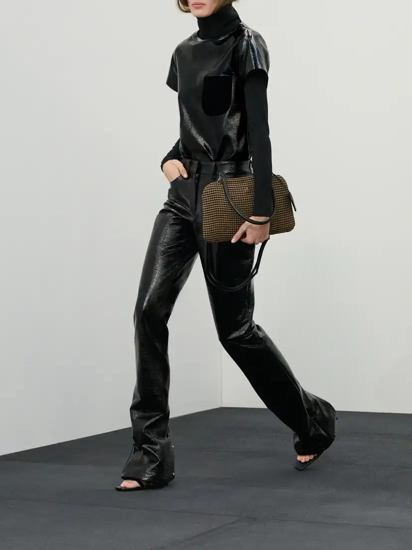 Courrèges Cotton-blend Vinyl Straight-leg Pants | Thumbnail 5 Courrèges Cotton-blend Vinyl Straight-leg Pants | Thumbnail 5