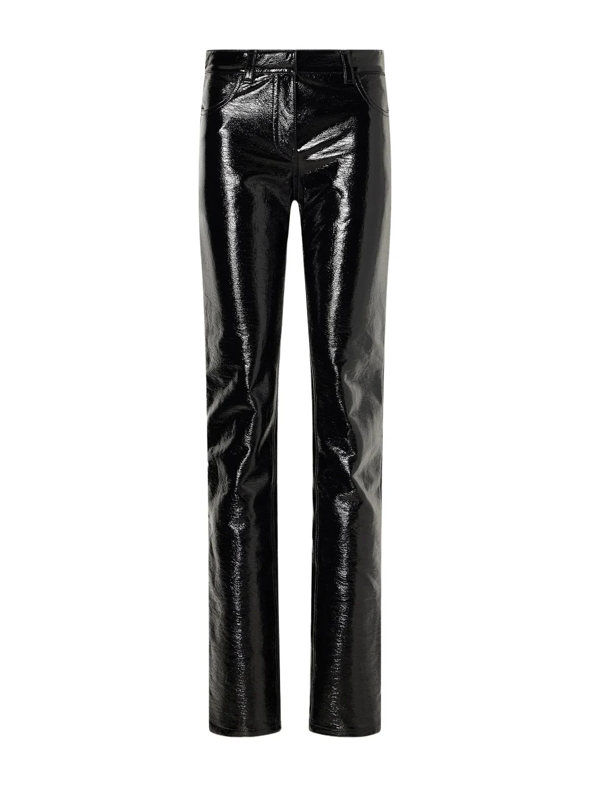 Courrèges Cotton-blend Vinyl Straight-leg Pants