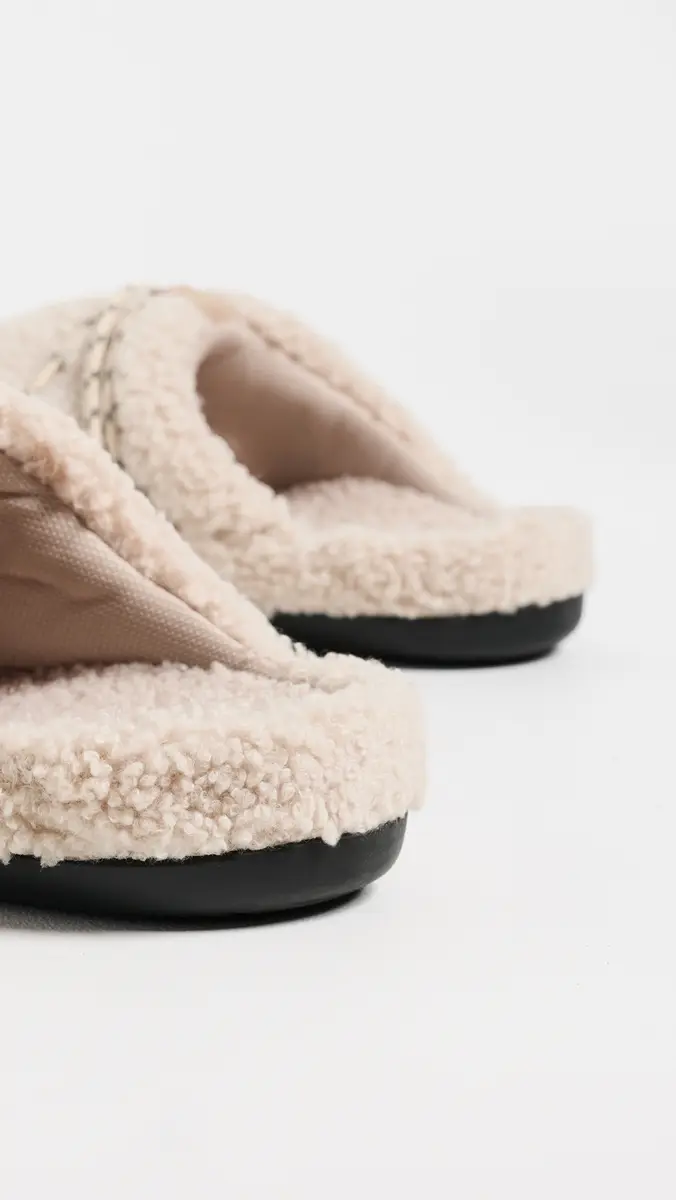 Moon Boot Teddy Sherpa Slippers | Thumbnail 4 Moon Boot Teddy Sherpa Slippers | Thumbnail 4