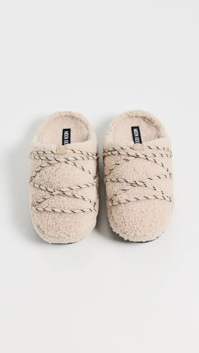 Moon Boot Teddy Sherpa Slippers | Thumbnail 5 Moon Boot Teddy Sherpa Slippers | Thumbnail 5