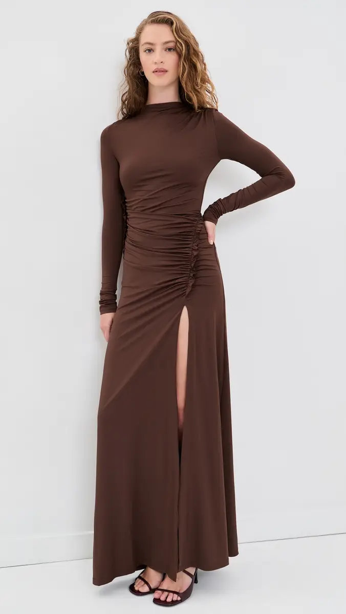 SEVEN WONDERS Lila Ruched Maxi Dress | Thumbnail 3 SEVEN WONDERS Lila Ruched Maxi Dress | Thumbnail 3
