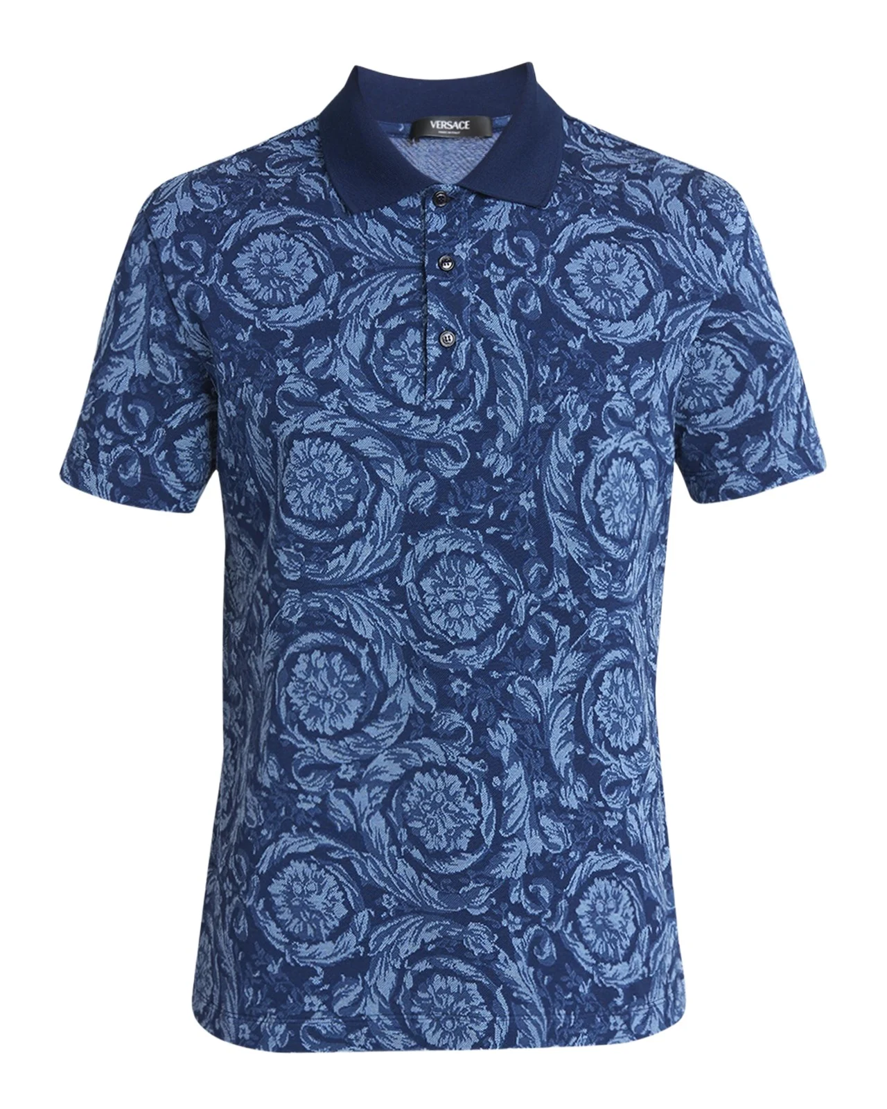 Men's Iconic Barocco Pique Polo Shirt