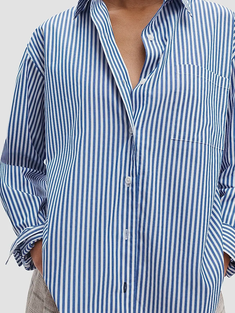rag & bone Women's Connie Striped Button-Front Shirt | Thumbnail 5 rag & bone Women's Connie Striped Button-Front Shirt | Thumbnail 5