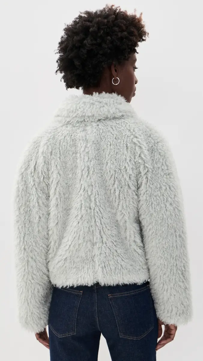 Vince Faux Fur Cropped Jacket | Thumbnail 3 Vince Faux Fur Cropped Jacket | Thumbnail 3
