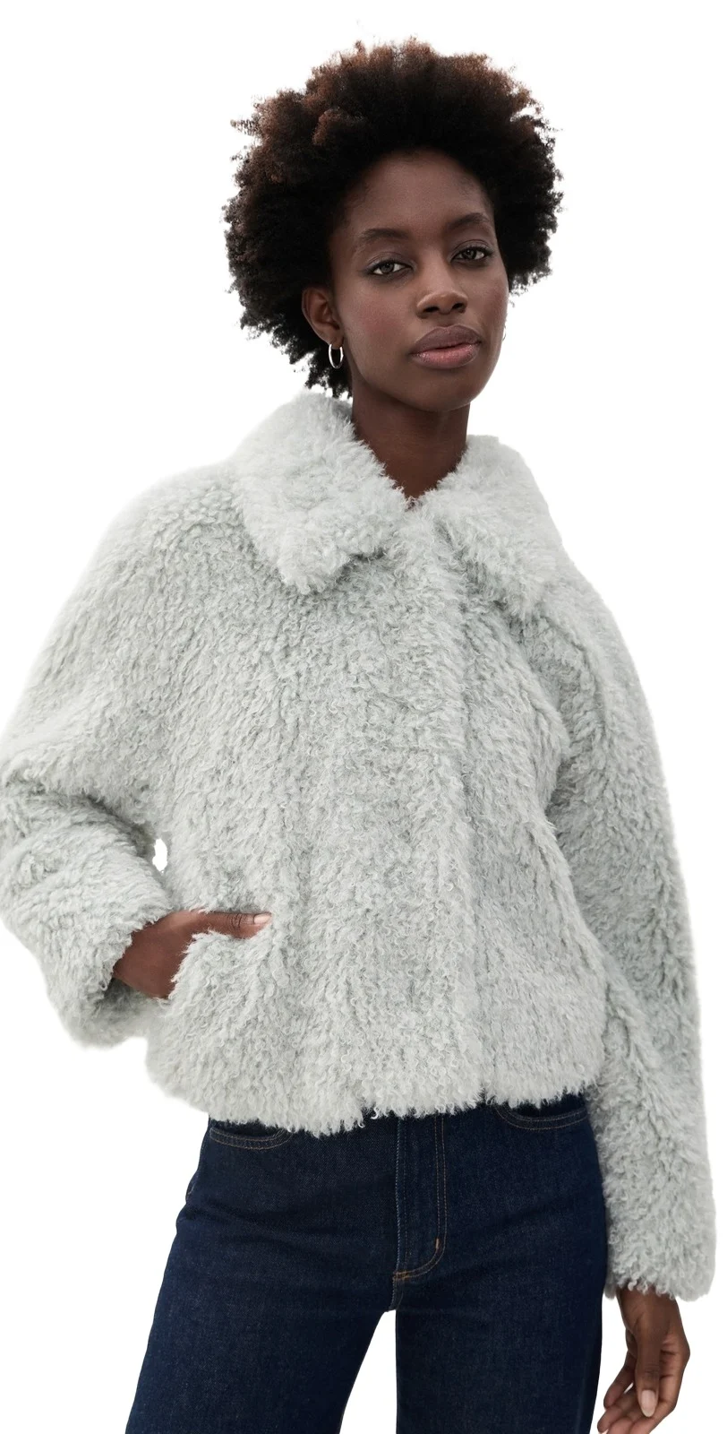 Faux Fur Cropped Jacket Faux Fur Cropped Jacket