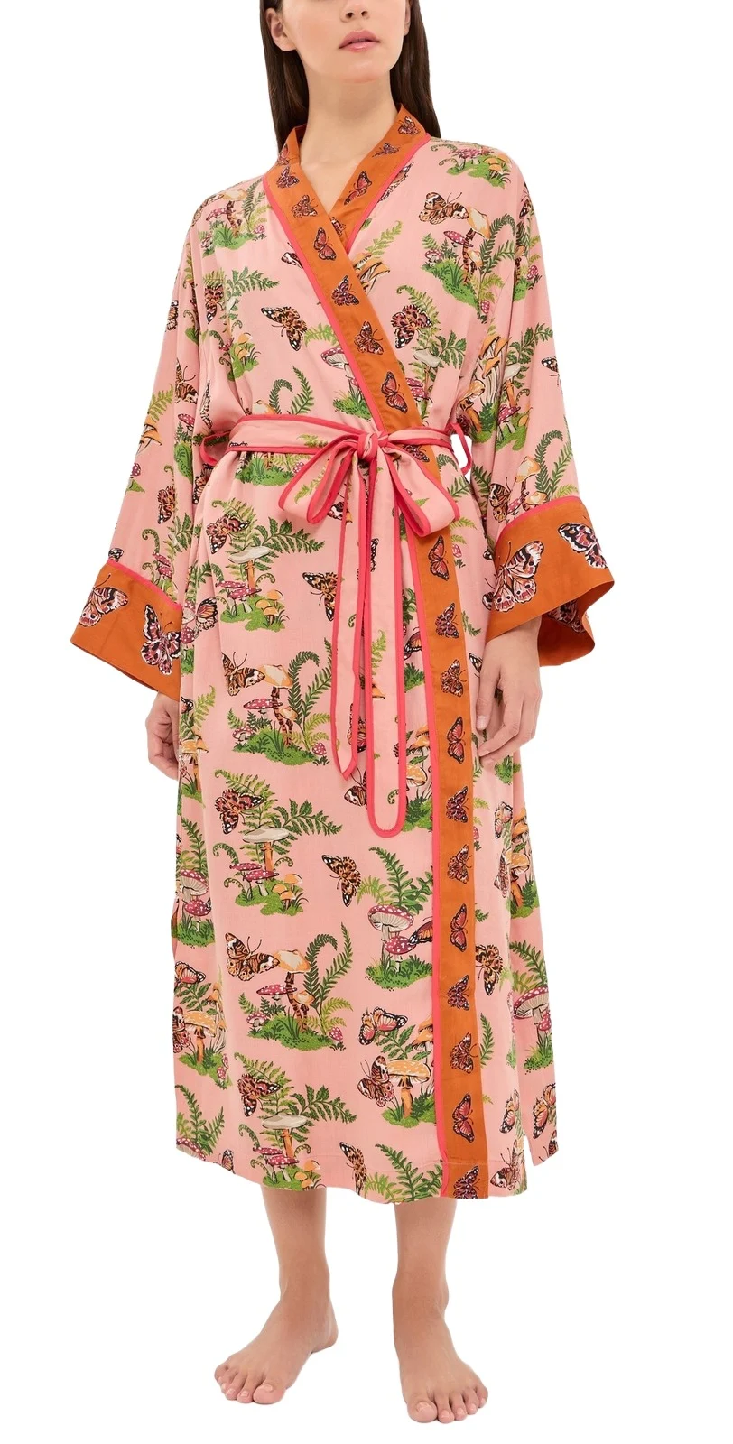 Butterfly Forager Eco Satin Robe