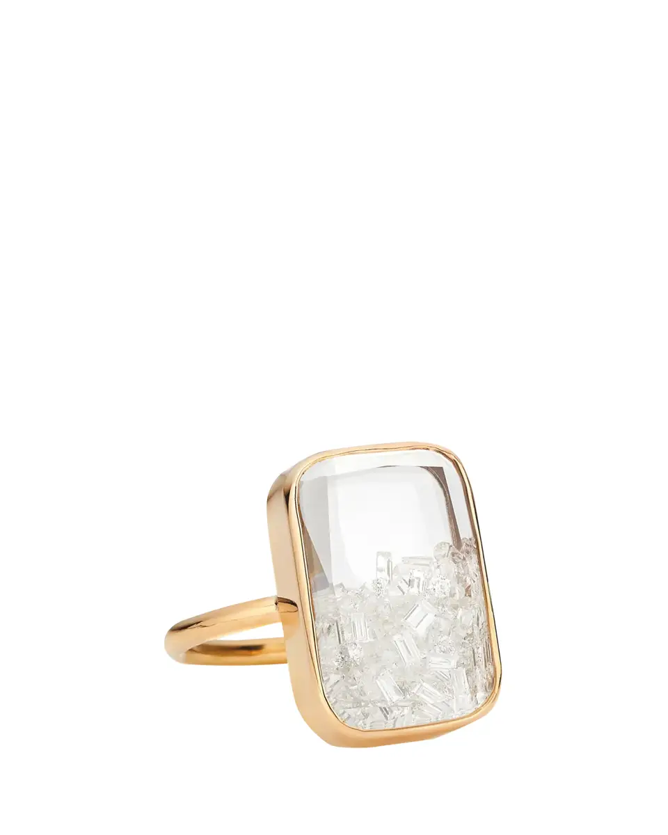 MORITZ GLIK Ten Fourteen Kaleidoscope Shaker Ring with Diamonds | Thumbnail 2