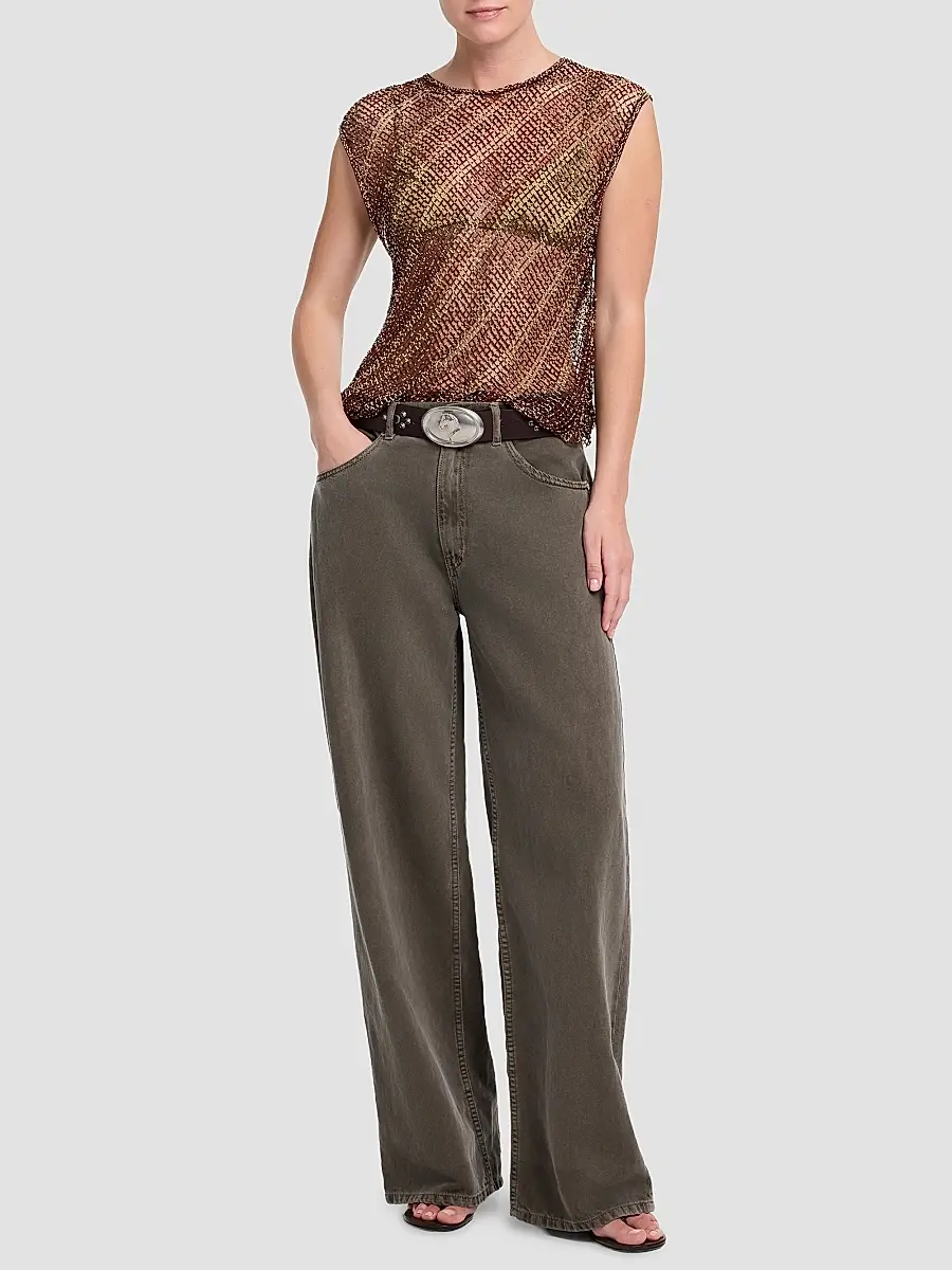 TWP Women's Beaded Net Tank | Thumbnail 2 TWP Women's Beaded Net Tank | Thumbnail 2