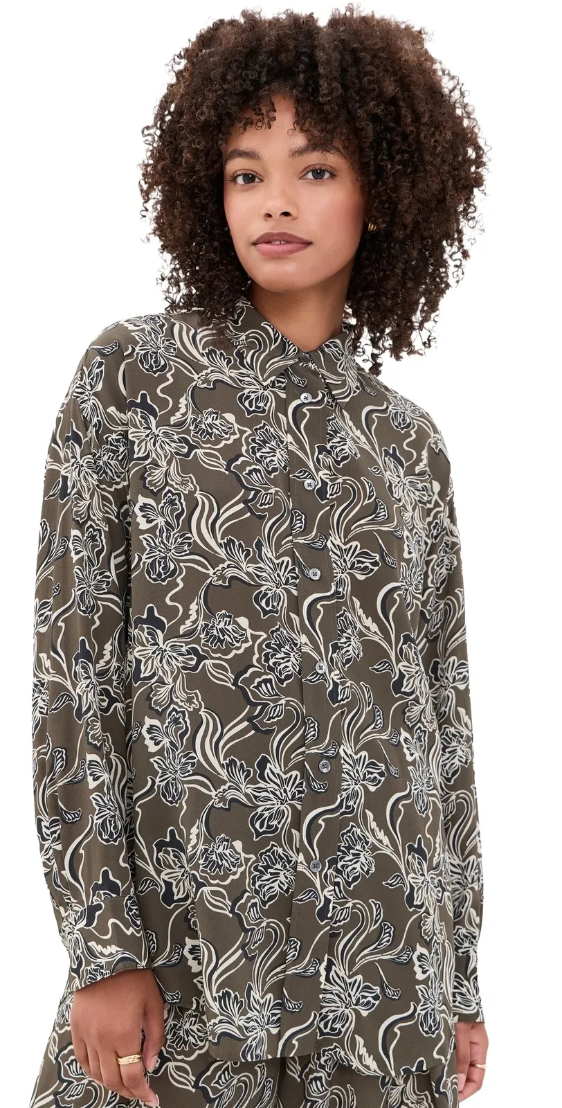 Oversized Silk Shirt Oversized Silk Shirt