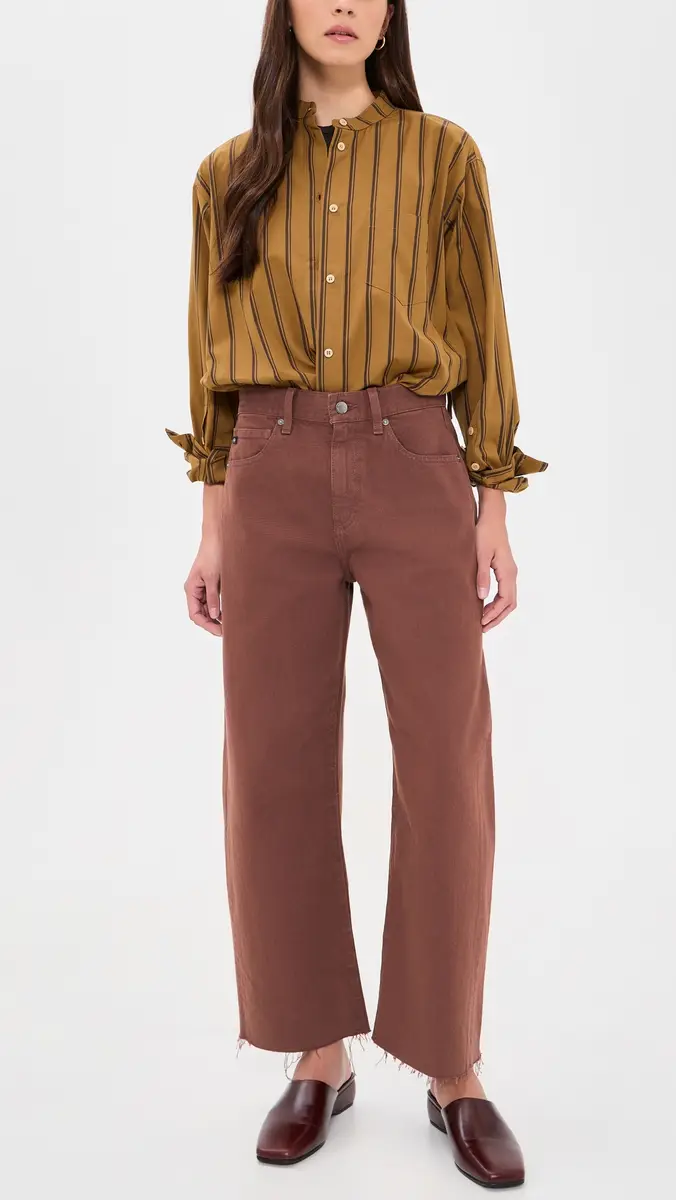 Ag Hattie Crop Barrel Jeans | Thumbnail 5 Ag Hattie Crop Barrel Jeans | Thumbnail 5