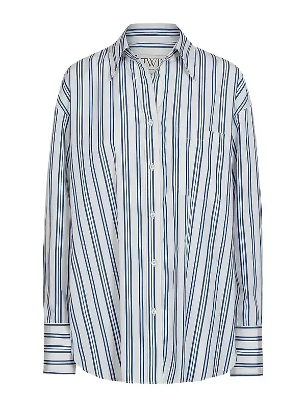 Women's Big Joe Striped Cotton Shirt