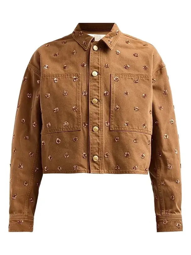 Women's The Bobbi Embellished Denim Jacket