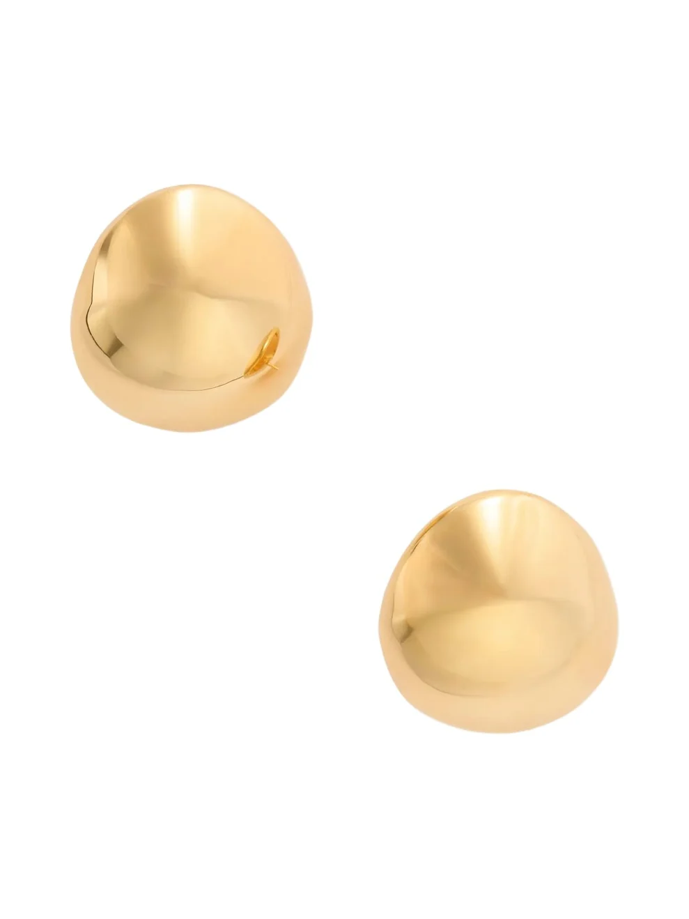 Dome Gold-tone Earrings