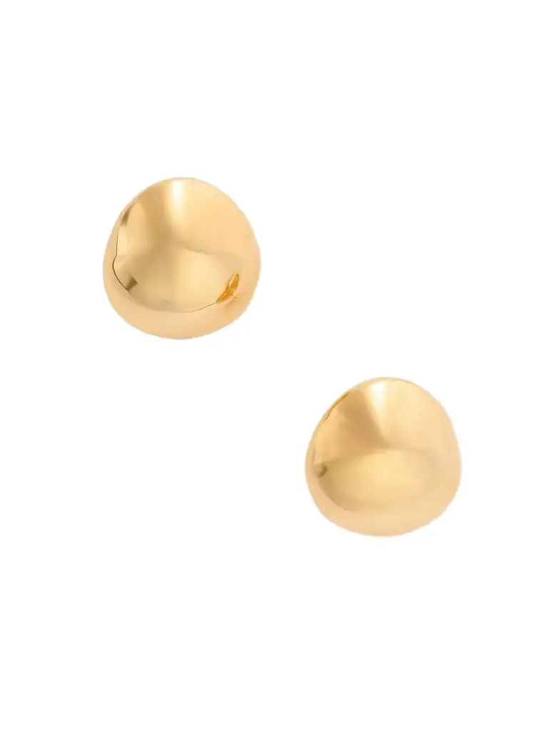 Dome Gold-tone Earrings Dome Gold-tone Earrings