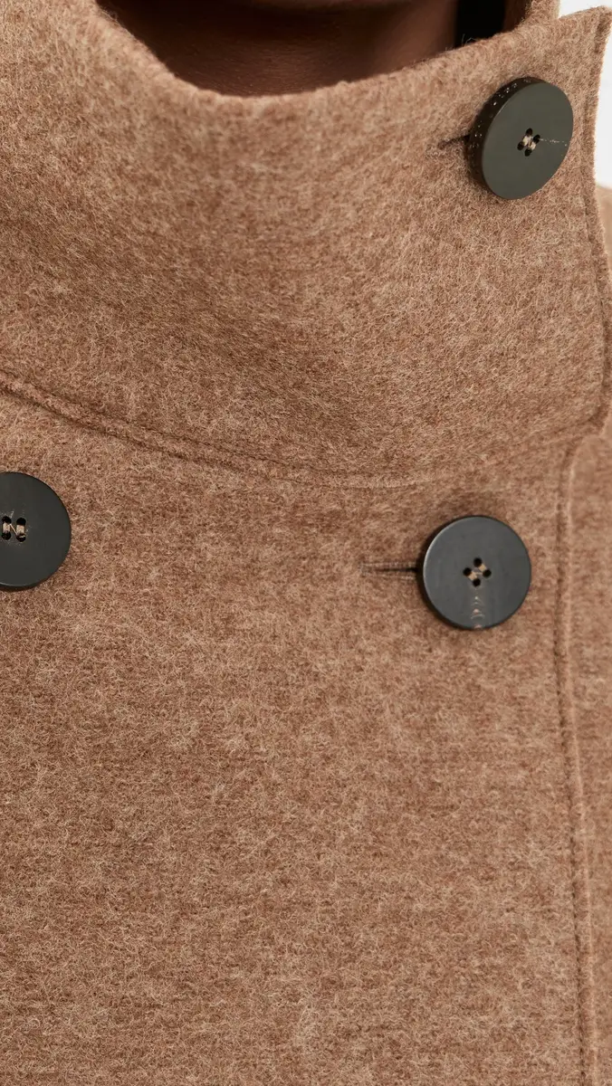 Harris Wharf London Cropped Pressed Wool Funnel Jacket | Thumbnail 6 Harris Wharf London Cropped Pressed Wool Funnel Jacket | Thumbnail 6