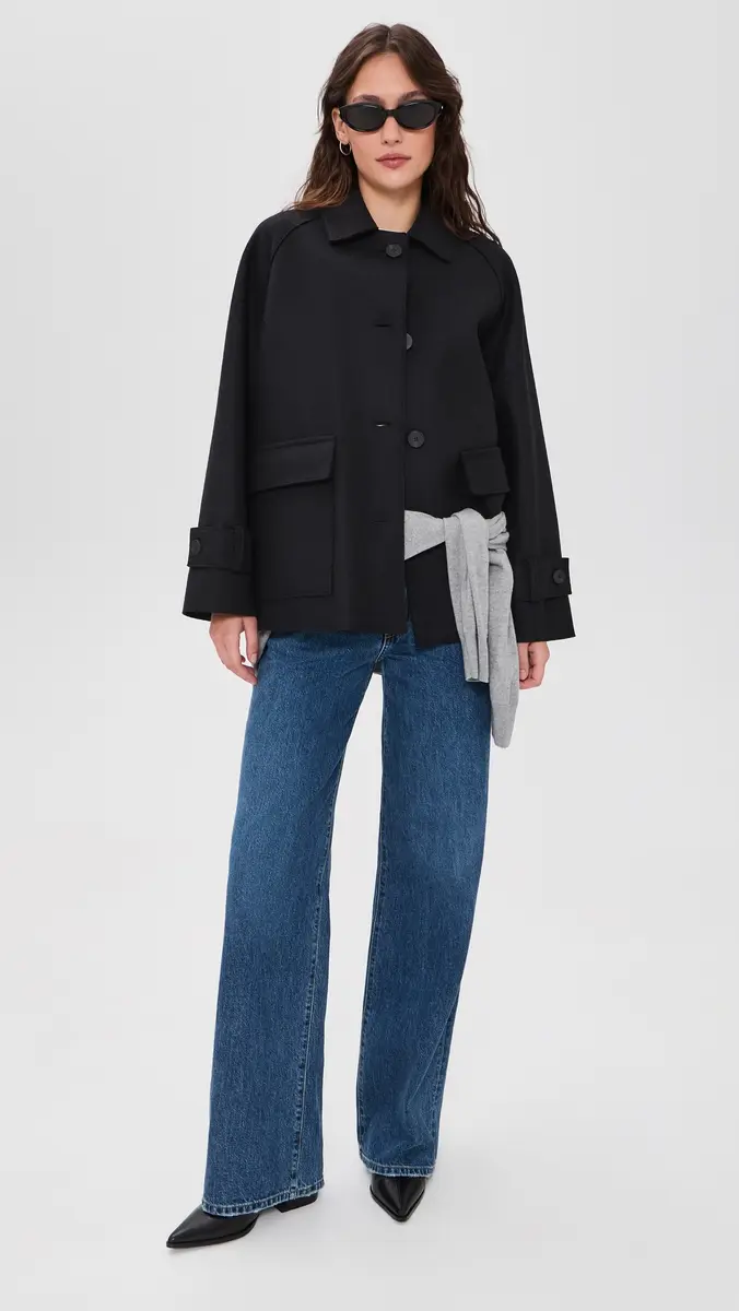 Harris Wharf London Raglan Wool Jacket | Thumbnail 5 Harris Wharf London Raglan Wool Jacket | Thumbnail 5