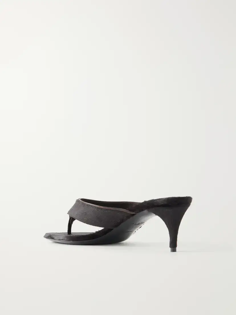 Alaïa Infra 55 Calf Hair Sandals | Thumbnail 3