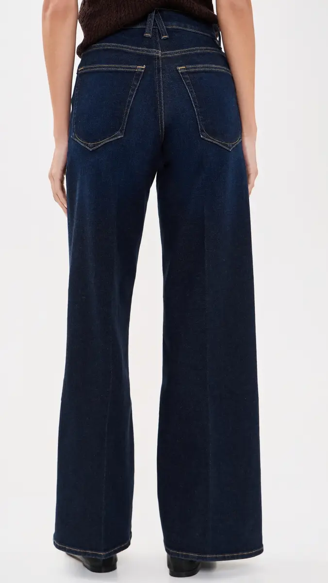 GOOD AMERICAN Soft Tech Good Waist Palazzo Ankle Jeans | Thumbnail 3 GOOD AMERICAN Soft Tech Good Waist Palazzo Ankle Jeans | Thumbnail 3