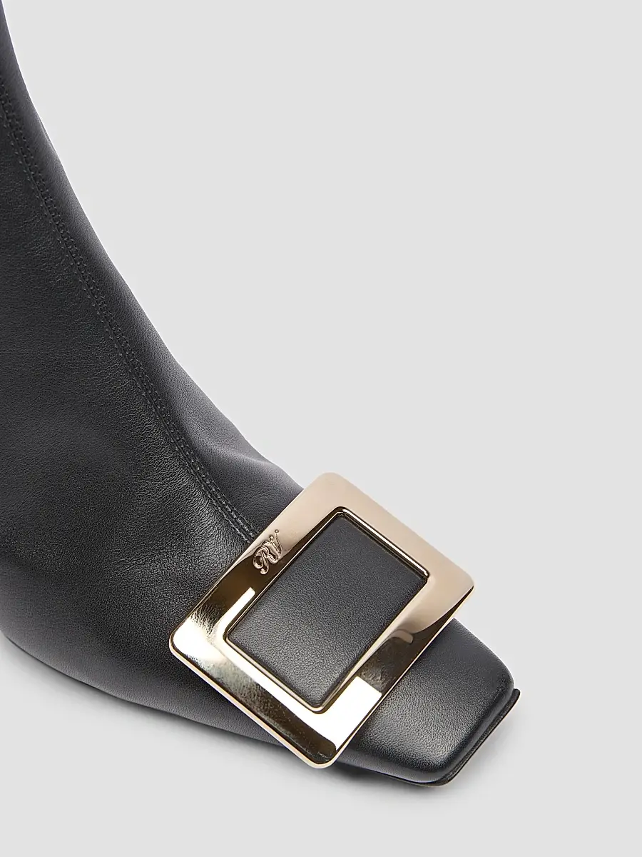 Roger Vivier Women's Belle Vivier 60MM Leather Wedge-Heel Ankle Boots | Thumbnail 5 Roger Vivier Women's Belle Vivier 60MM Leather Wedge-Heel Ankle Boots | Thumbnail 5