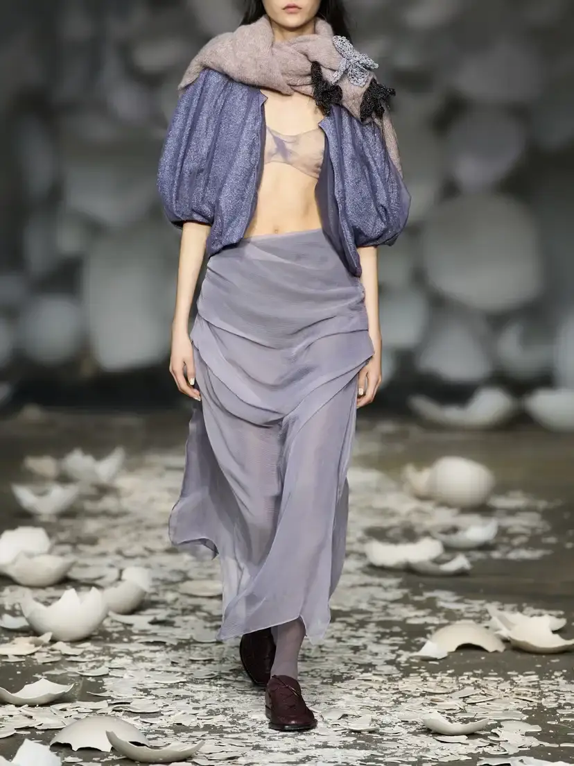 Pauline Dujancourt Najia Silk-blend Chiffon Midi Skirt | Thumbnail 6 Pauline Dujancourt Najia Silk-blend Chiffon Midi Skirt | Thumbnail 6