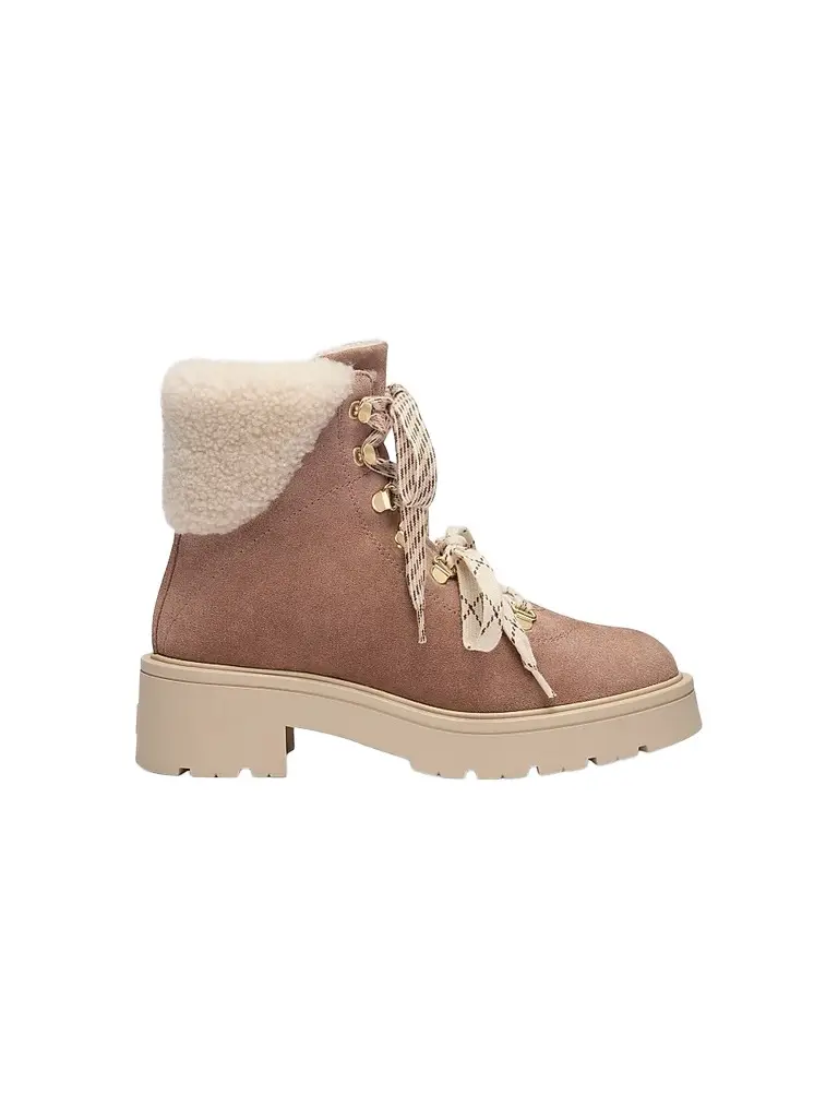 Women's Ren Shearling-Trim Suede Ankle Boots Women's Ren Shearling-Trim Suede Ankle Boots
