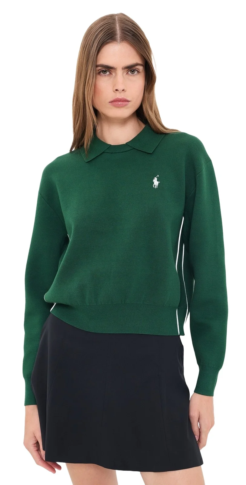 Long Sleeve Collared Sweater