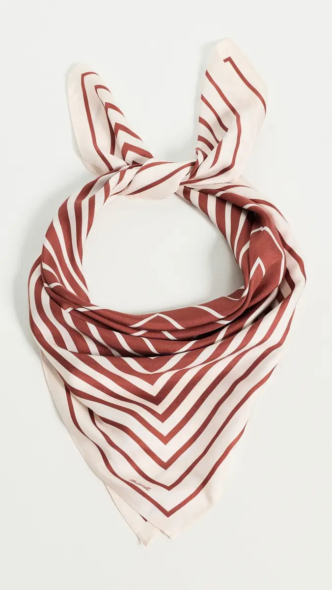 Madewell Medium Silk Bandana | Thumbnail 2 Madewell Medium Silk Bandana | Thumbnail 2