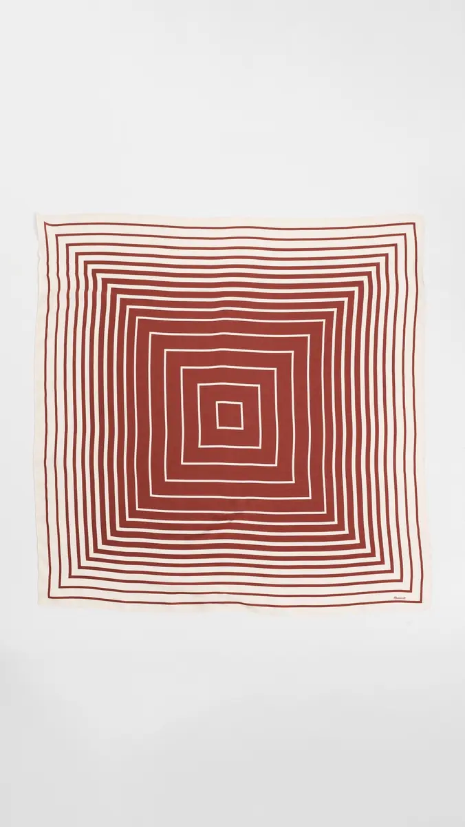 Madewell Medium Silk Bandana | Thumbnail 4 Madewell Medium Silk Bandana | Thumbnail 4
