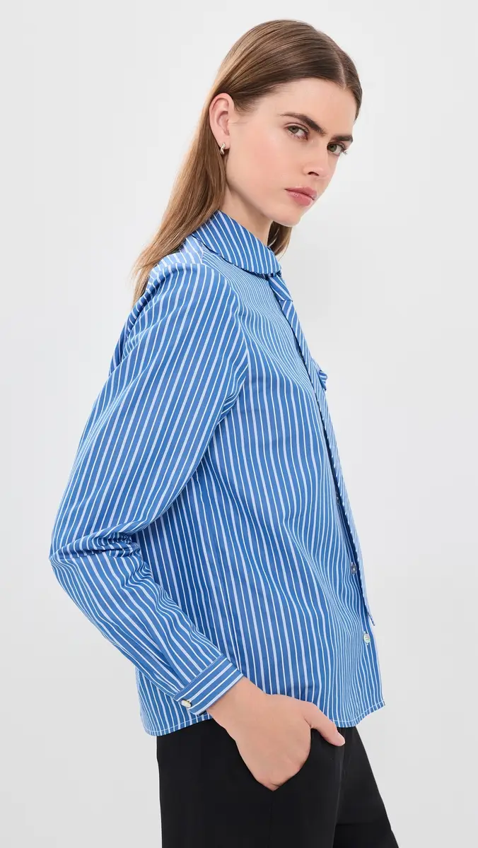 Sandy Liang Gemma Button Down Shirt | Thumbnail 4 Sandy Liang Gemma Button Down Shirt | Thumbnail 4