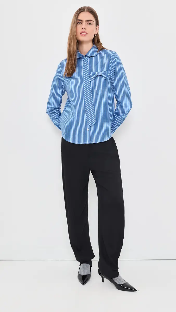 Sandy Liang Gemma Button Down Shirt | Thumbnail 5 Sandy Liang Gemma Button Down Shirt | Thumbnail 5