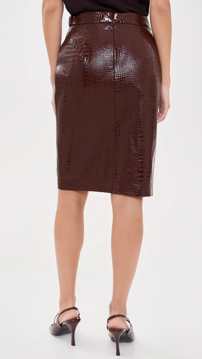 L'Agence Violetta Faux Leather Pencil Skirt | Thumbnail 3 L'Agence Violetta Faux Leather Pencil Skirt | Thumbnail 3