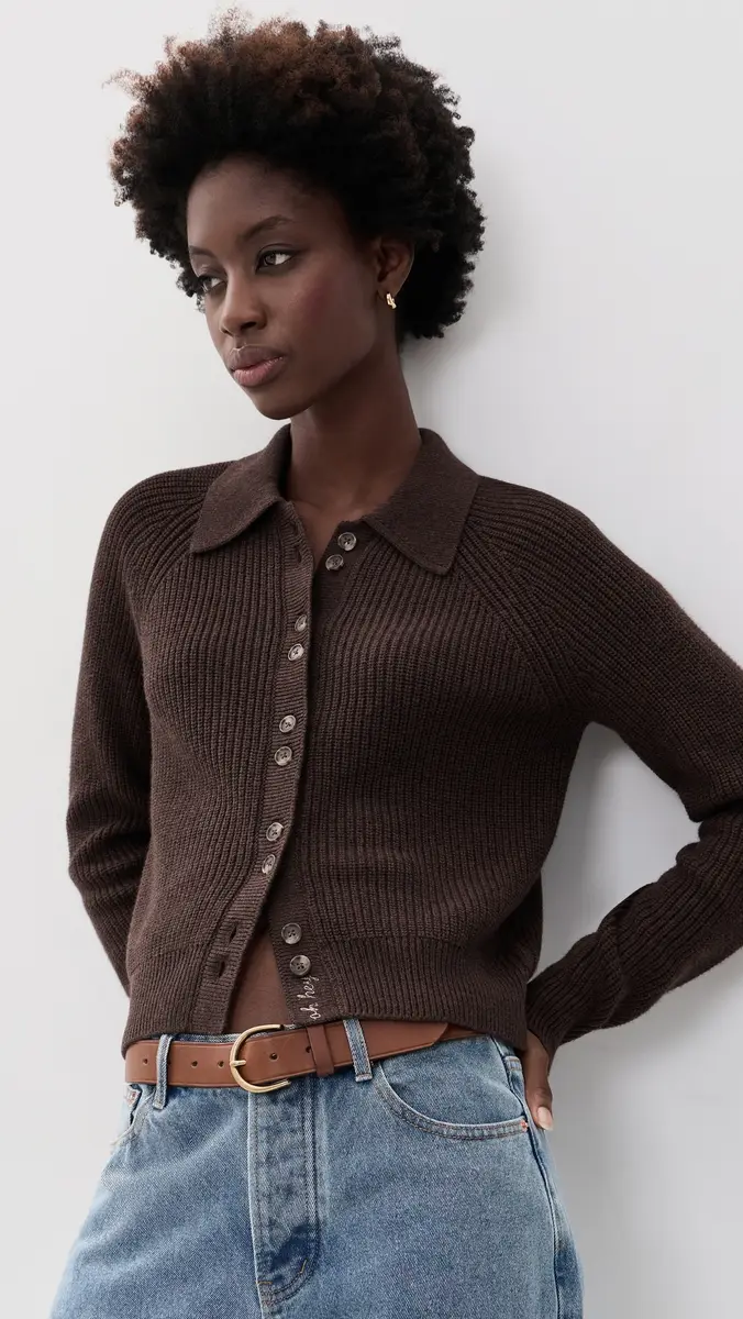 Marine Layer Robin Collared Knit Cardigan | Thumbnail 2 Marine Layer Robin Collared Knit Cardigan | Thumbnail 2