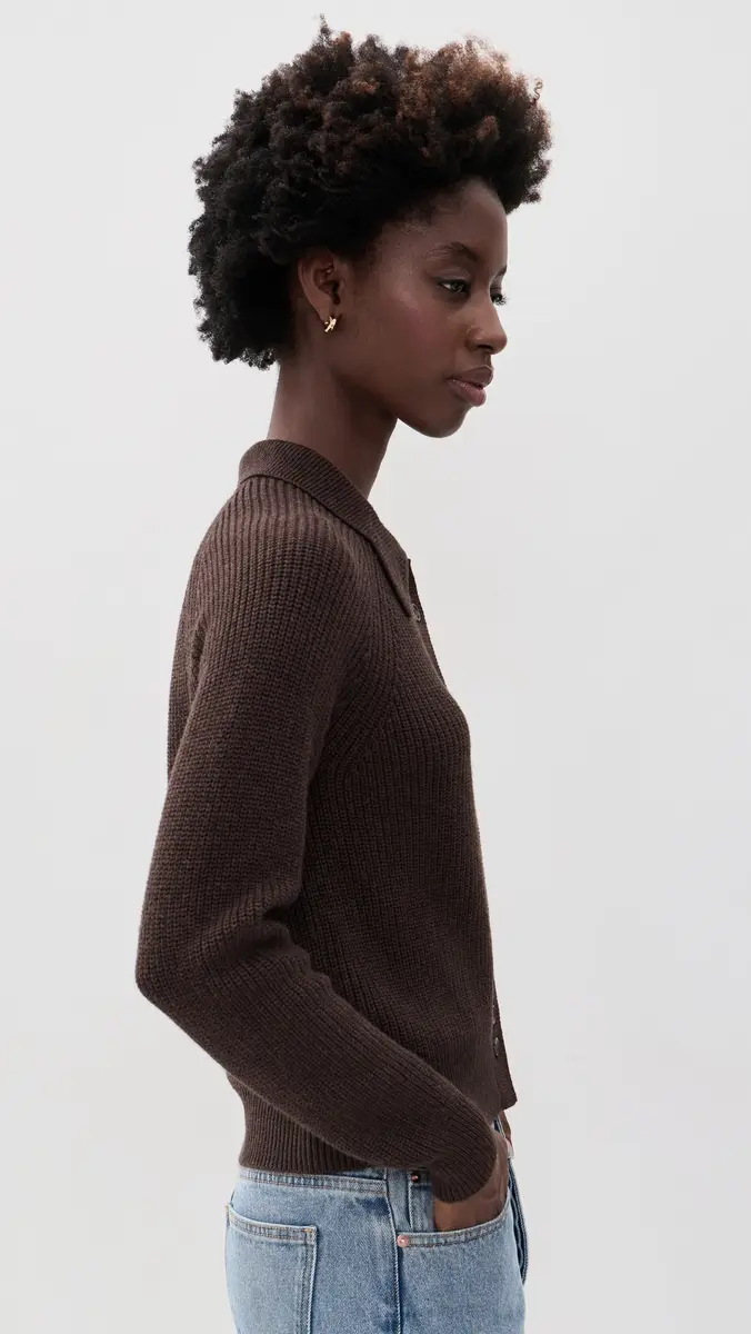 Marine Layer Robin Collared Knit Cardigan | Thumbnail 4 Marine Layer Robin Collared Knit Cardigan | Thumbnail 4