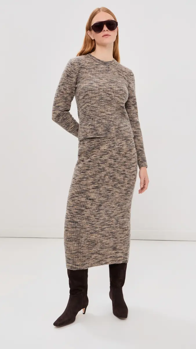 Co Long Sleeve Ruched Knit Top | Thumbnail 5 Co Long Sleeve Ruched Knit Top | Thumbnail 5