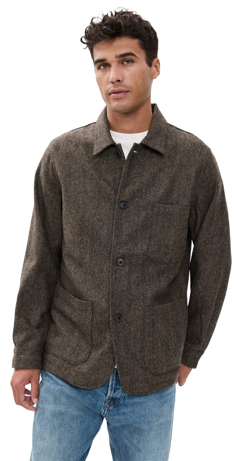 Labura Wool Herringbone Jacket Labura Wool Herringbone Jacket