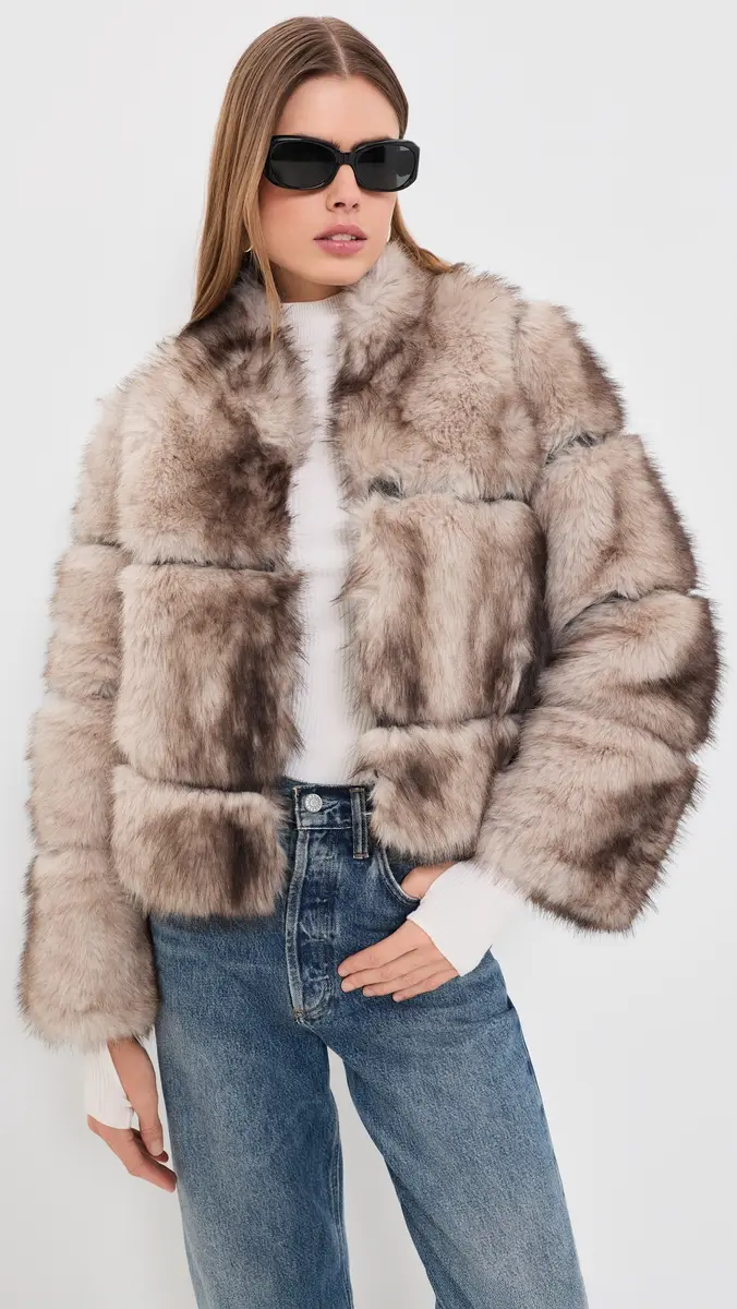 Apparis Sai Faux Mink Coat | Thumbnail 2 Apparis Sai Faux Mink Coat | Thumbnail 2