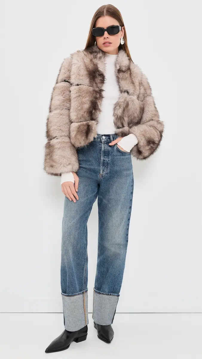 Apparis Sai Faux Mink Coat | Thumbnail 5 Apparis Sai Faux Mink Coat | Thumbnail 5