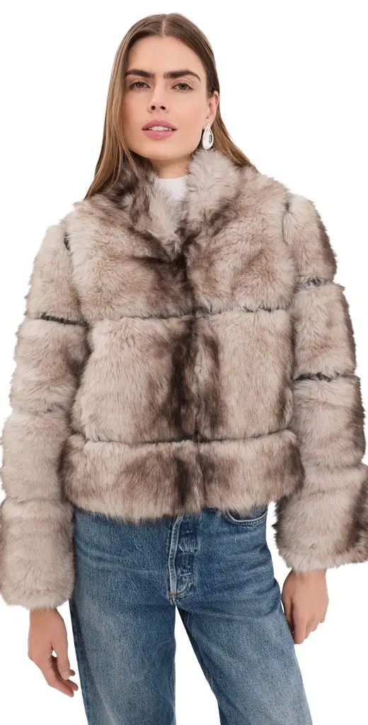 Apparis Sai Faux Mink Coat