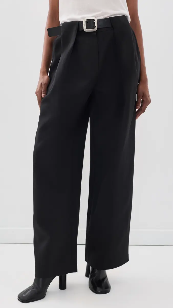 Source Unknown Matteo Belted Tuck Trousers | Thumbnail 2 Source Unknown Matteo Belted Tuck Trousers | Thumbnail 2
