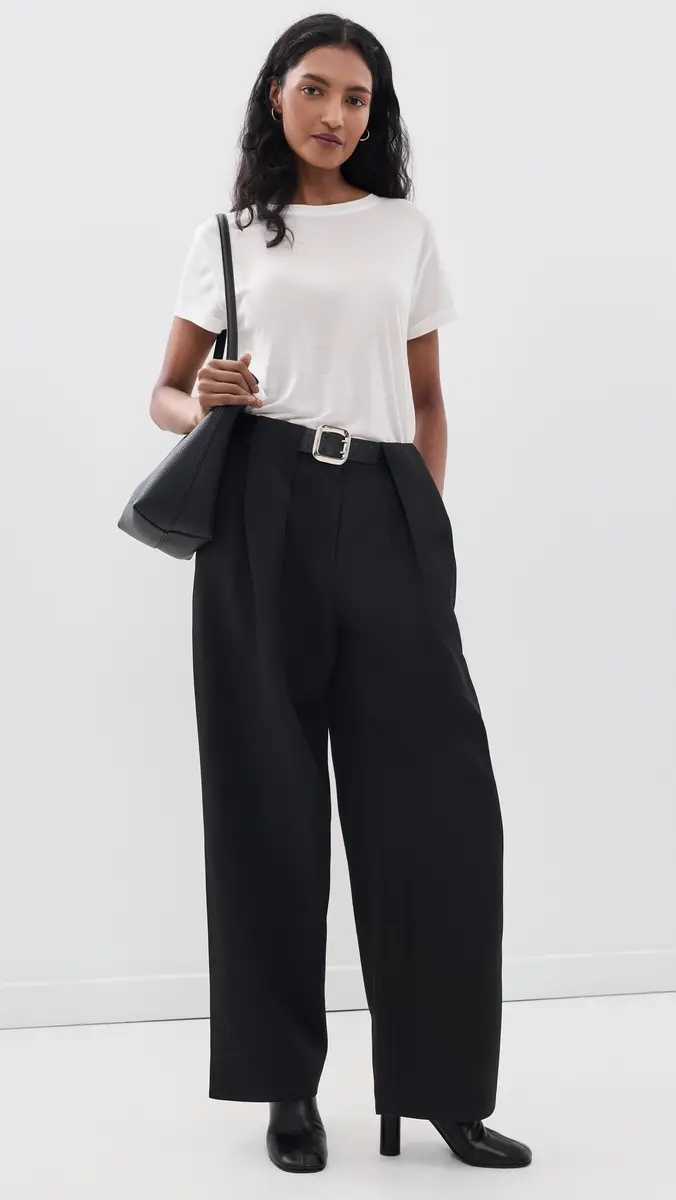 Source Unknown Matteo Belted Tuck Trousers | Thumbnail 5 Source Unknown Matteo Belted Tuck Trousers | Thumbnail 5