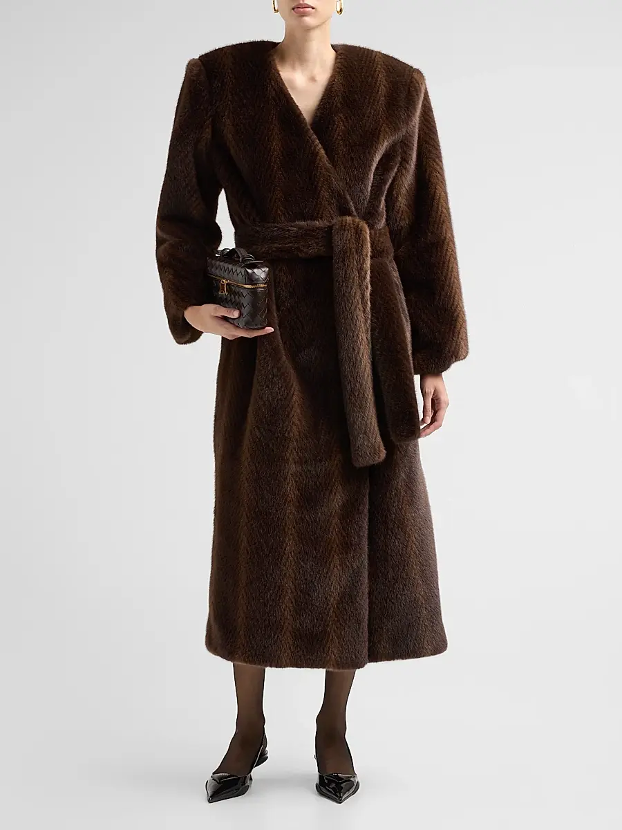 Ronny Kobo Women's Cady Faux-Fur Coat | Thumbnail 2 Ronny Kobo Women's Cady Faux-Fur Coat | Thumbnail 2