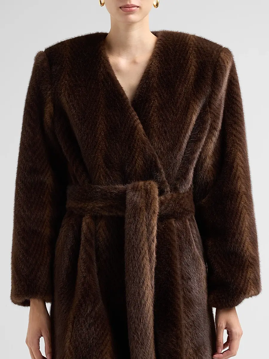 Ronny Kobo Women's Cady Faux-Fur Coat | Thumbnail 5 Ronny Kobo Women's Cady Faux-Fur Coat | Thumbnail 5