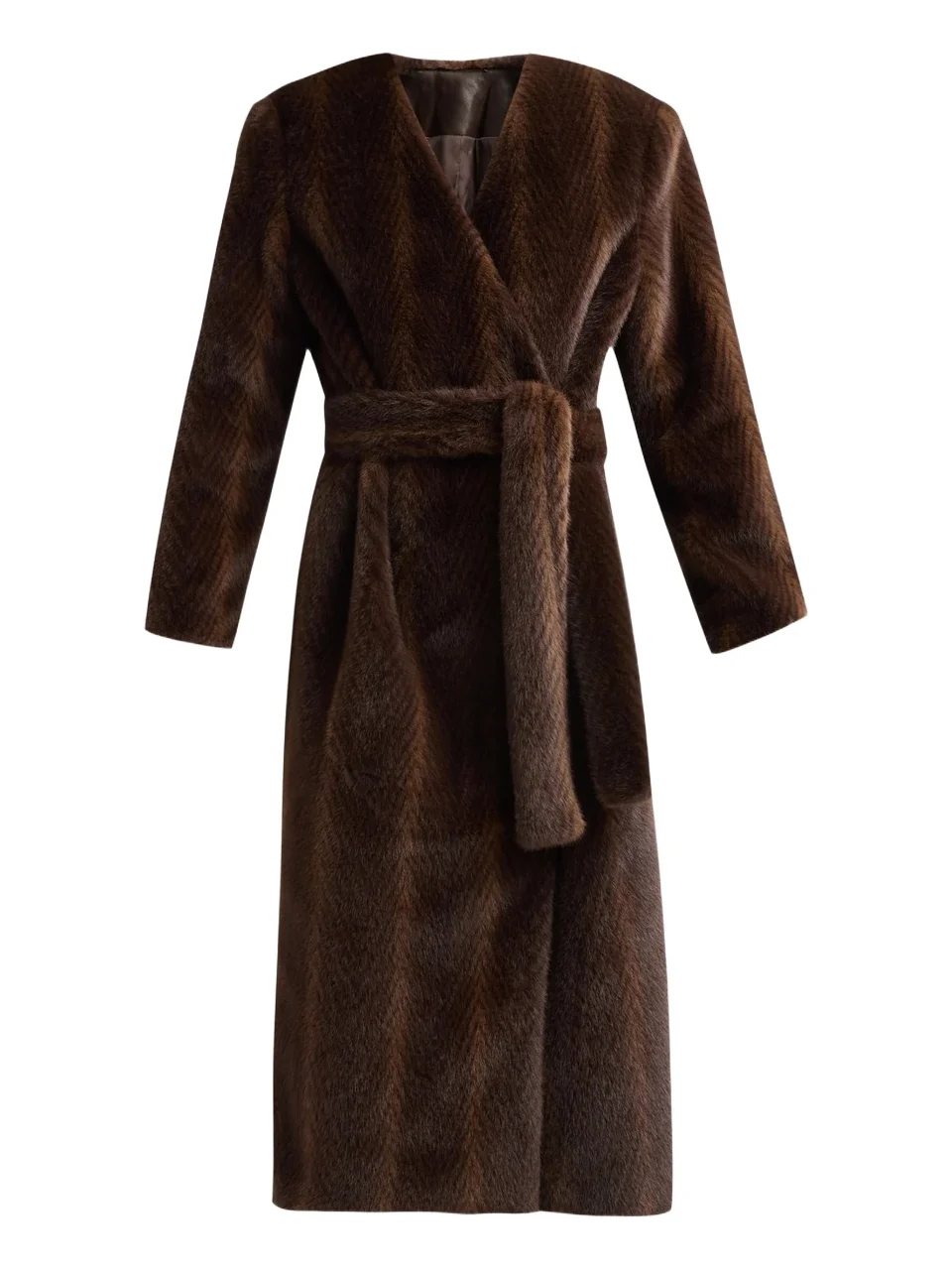 Women's Cady Faux-Fur Coat