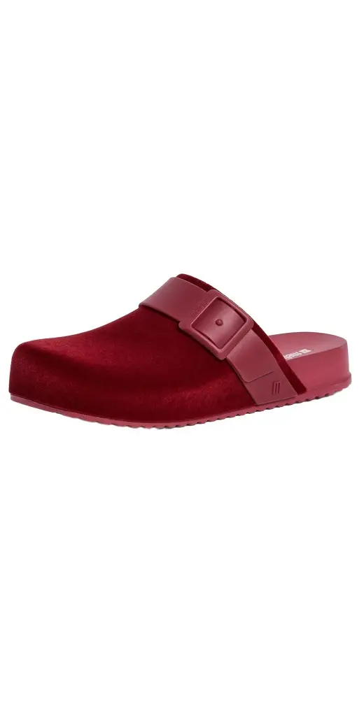 Melissa Cozy Velvet Clogs