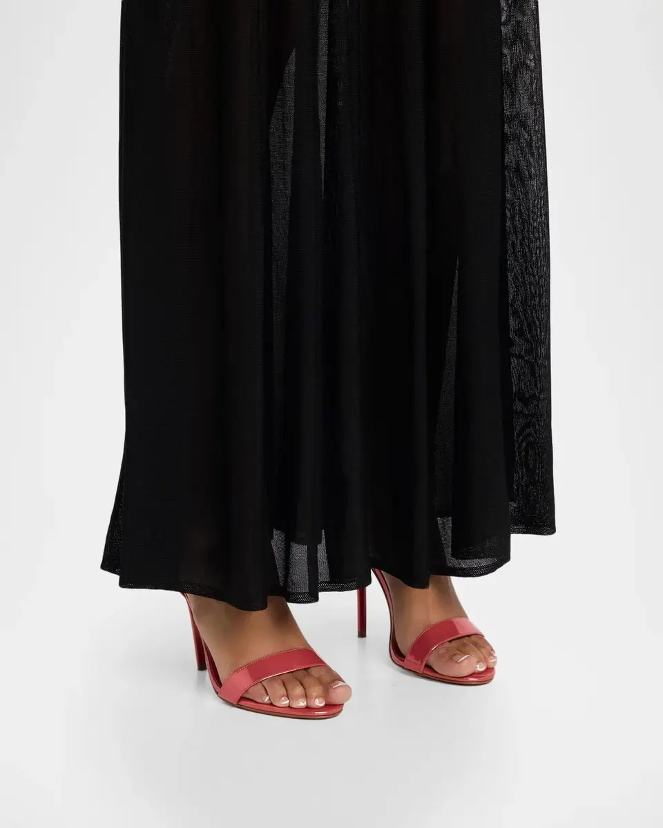 Christian Louboutin 100mm Miss Z Patent Leather Ankle-Strap Sandals | Thumbnail 2 Christian Louboutin 100mm Miss Z Patent Leather Ankle-Strap Sandals | Thumbnail 2