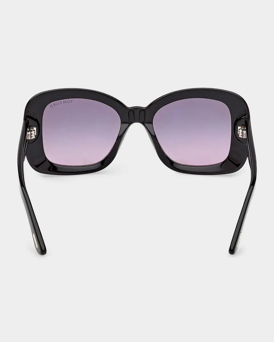 Tom Ford Sandra 52MM Square Sunglasses | Thumbnail 6 Tom Ford Sandra 52MM Square Sunglasses | Thumbnail 6