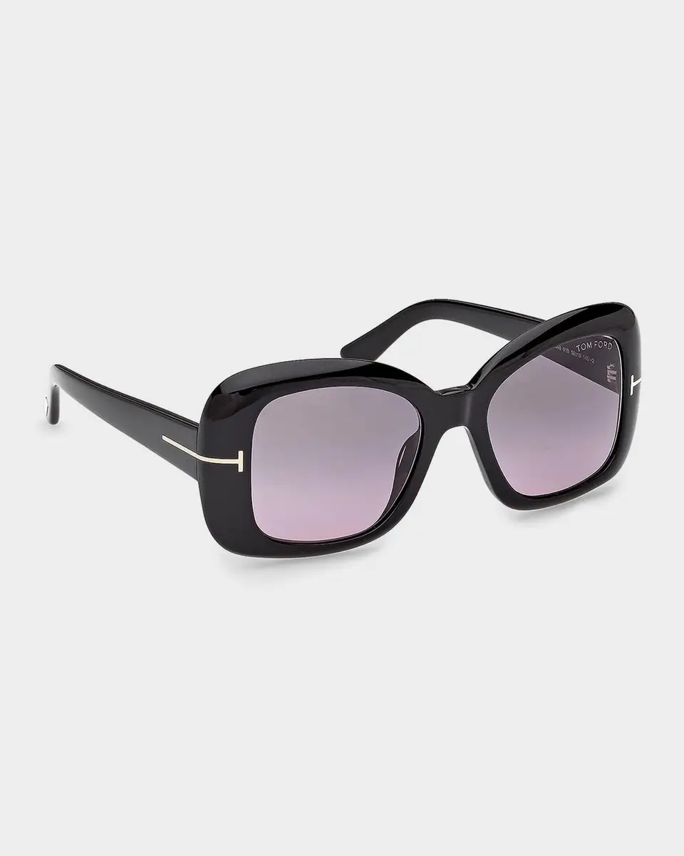 Tom Ford Sandra 52MM Square Sunglasses | Thumbnail 8 Tom Ford Sandra 52MM Square Sunglasses | Thumbnail 8