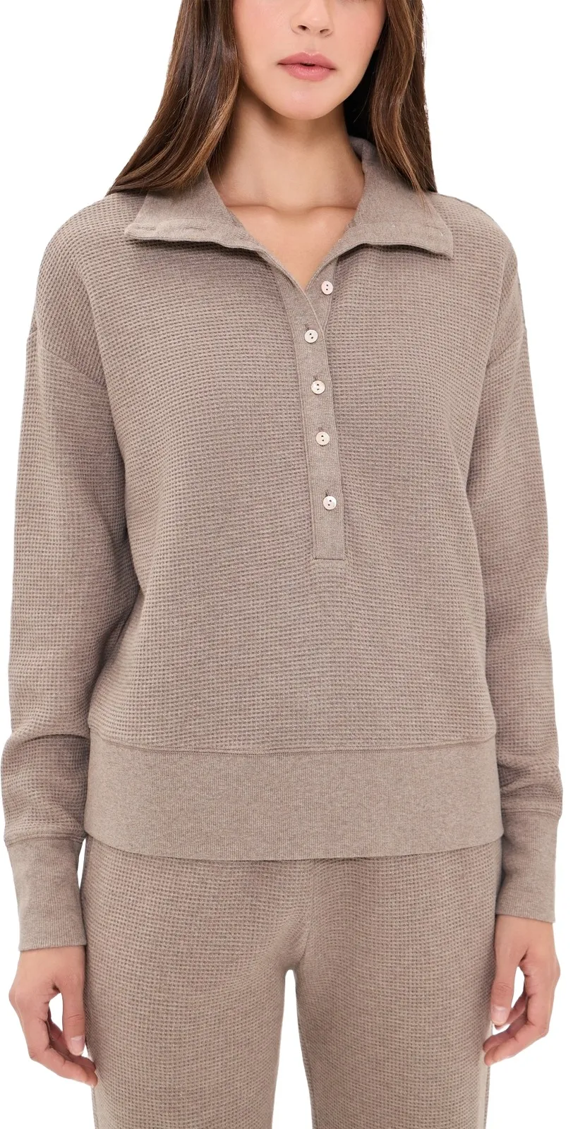 Negative Waffle Knit Pullover