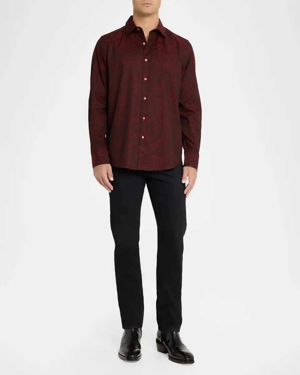 Robert Graham Hudson Paisley Stretch Cotton Shirt | Thumbnail 2 Robert Graham Hudson Paisley Stretch Cotton Shirt | Thumbnail 2